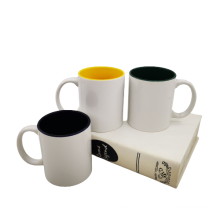 Hot sale custom sublimation blank durable non-slip cup inside glazed 11 oz coffee cups
